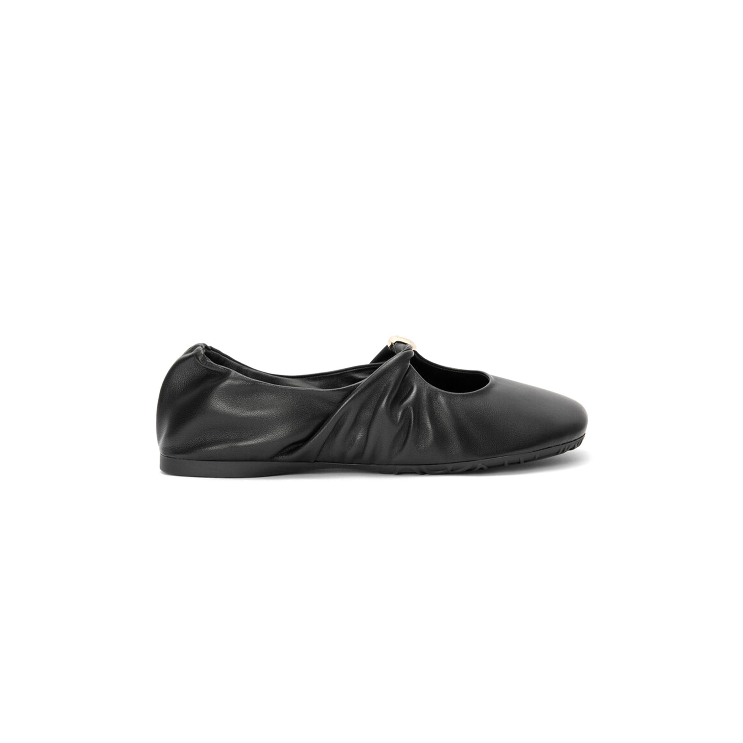 L0ew* pebble soft ballerina in nappa lambskin l815466x46